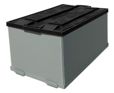 Контейнер Р-Вох Н700 L 1200х800х760 мм сплошной на п/дно. Изображение №1