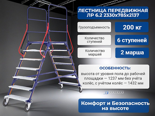Фото лестница rusklad лр-6.2 на сайте www.kiit.ru в интернет-каталоге КИИТ ☎ +7(800) 707-07-45 Изображение №2
