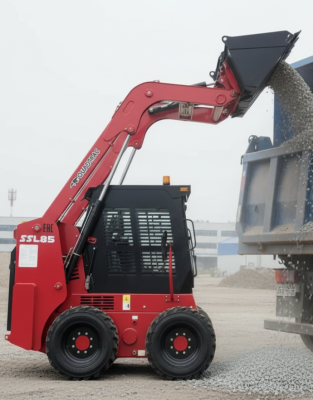 Мини погрузчик с бортовым поворотом QUADTRAC SSL85. Изображение №32