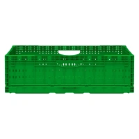 Фото ящик складной  fc-6418 600х400х180 мм iplast салатовый перфорированный на сайте www.kiit.ru в интернет-каталоге КИИТ ☎ +7(800) 707-07-45 Изображение №5