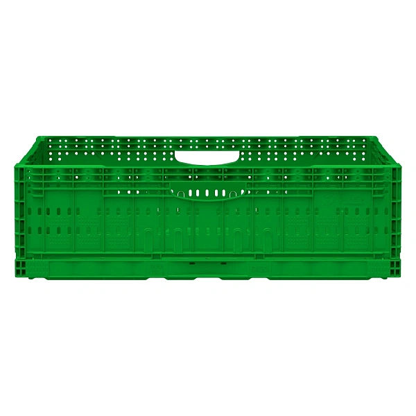 Фото ящик складной  fc-6418 600х400х180 мм iplast салатовый перфорированный на сайте www.kiit.ru в интернет-каталоге КИИТ ☎ +7(800) 707-07-45 Изображение №5