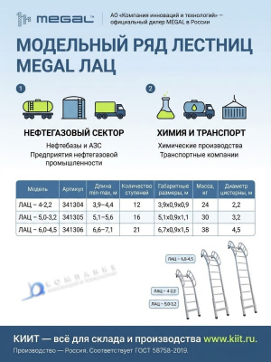 Лестница для цистерн MEGAL ЛАЦ. Изображение №6