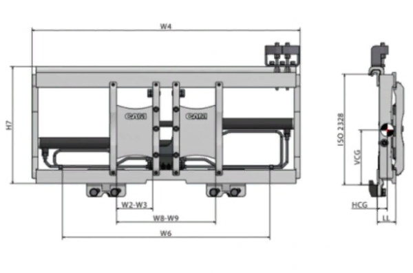 Фото позиционеры вил с fem каретками без бокового сдвига (ph.sin) на сайте www.kiit.ru в интернет-каталоге КИИТ ☎ +7(800) 707-07-45