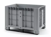 Фото сплошной контейнер на полозьях ibox 1200х800х800 мм на сайте www.kiit.ru в интернет-каталоге КИИТ ☎ +7(800) 707-07-45