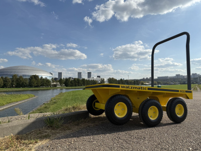 Ручная платформенная тележка Walzmatic 600: разворот на месте, нагрузка до 400 кг. Изображение №12