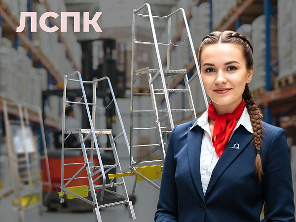 Не упустите возможность сделать свою работу проще и безопаснее с алюминиевой вышкой-стремянкой Megal ЛСПК от КИИТ!