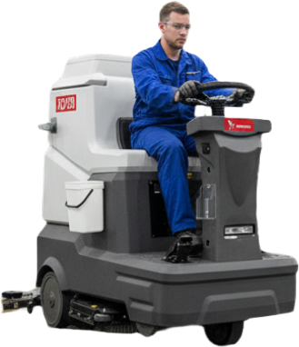 Аккумуляторная поломоечная машина Xgroup XD120 с местом для оператора. Изображение №11