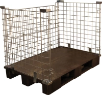 Фото контейнер сетчатый оцинкованный кмб 1200х800х1030мм  на сайте www.kiit.ru в интернет-каталоге КИИТ ☎ +7(800) 707-07-45 Изображение №4