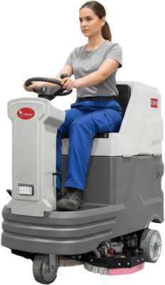 Поломоечная машина XGroup XJ95S с двумя щетками и местом для оператора . Изображение №1