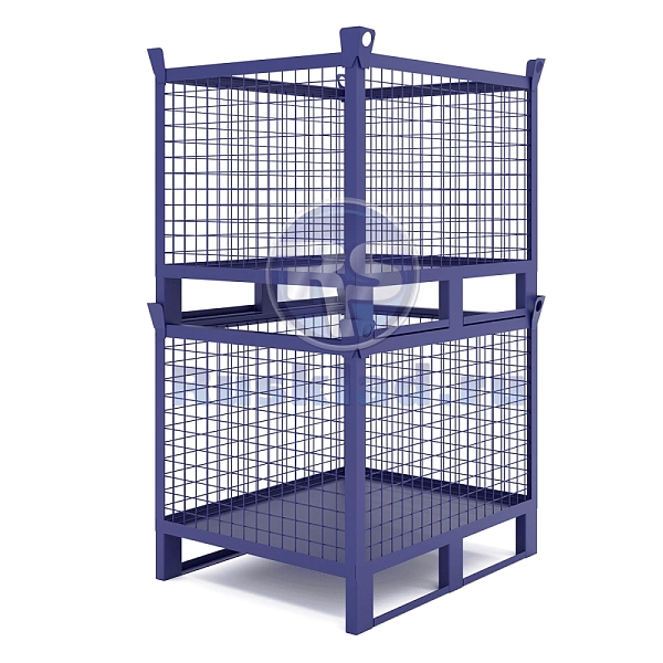 Фото контейнер сетчатый кс 1 (800х600х700) на сайте www.kiit.ru в интернет-каталоге КИИТ ☎ +7(800) 707-07-45 Изображение №2