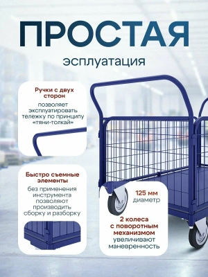 Тележка с сетчатыми бортами ТС. Изображение №5