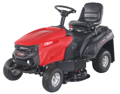 Газонокосилка с сиденьем (трактор) EVOline TRG 84 H (84 см, 15 л.с., гидростатическая трансмиссия, LED-фары). Изображение №8