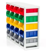 Фото метизный стеллаж с лотками 20 шт. стелла-техник v3-20 на сайте www.kiit.ru в интернет-каталоге КИИТ ☎ +7(800) 707-07-45 Изображение №4