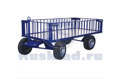 Тележка для тяжелых грузов БТ 2 КБ 1250x2500мм 3-5 тонны. Изображение №1