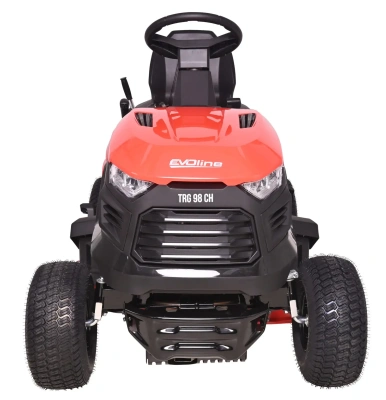 Газонокосилка с сиденьем (трактор) EVOline TRG 98 CH (96 см, 13 л.с., гидростатическая трансмиссия Loncin, травосборник 245 л). Изображение №4