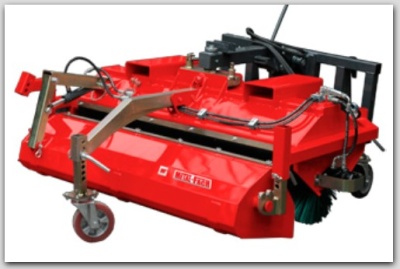 Подметальная щетка 2300 мм на МТЗ с бункером для мусора. Изображение №1