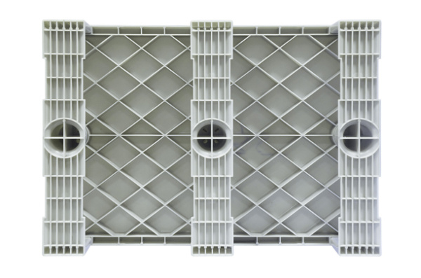 Фото пластиковый поддон на 3-x полозьях tr 680 800х600х150 мм сплошной, серый на сайте www.kiit.ru в интернет-каталоге КИИТ ☎ +7(800) 707-07-45