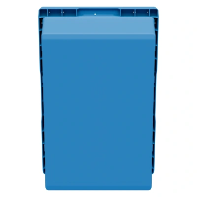 Вкладываемый контейнер INSTORE KV-6427 600x400x272 мм iPlast голубой (со сплошным дном). Изображение №3