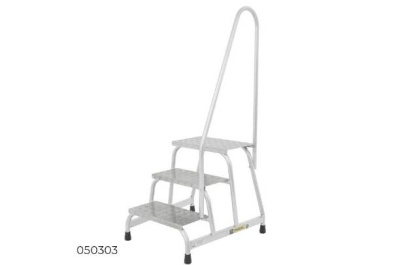 Монтажная подставка MEGAL (тип 1) 3 ступени с одним поручнем. Изображение №1