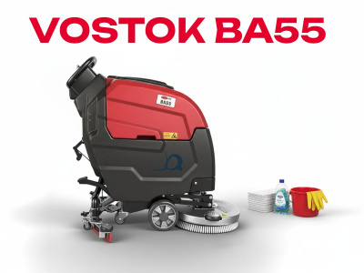 Аккумуляторная поломоечная машина VOSTOK BA55 с литиевой АКБ 52 Ач. Изображение №7