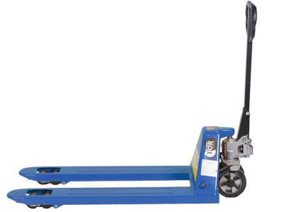 Тележка гидравлическая 2500 кг 1150 мм резиновые колеса TOR RHP (BF). Изображение №1