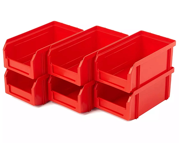 Фото складской лоток стелла-техник v-1-красный на сайте www.kiit.ru в интернет-каталоге КИИТ ☎ +7(800) 707-07-45 Изображение №10