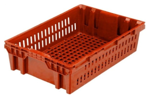 Фото ящик п/э хлебный 600х400х152,5 красный вес 1,4 кг. на сайте www.kiit.ru в интернет-каталоге КИИТ ☎ +7(800) 707-07-45