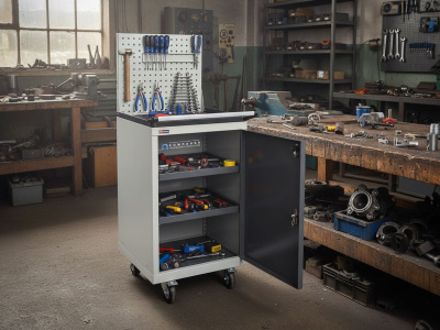 Передвижная тумба ВЛ-010-02 с дверцей и экраном. Изображение №3