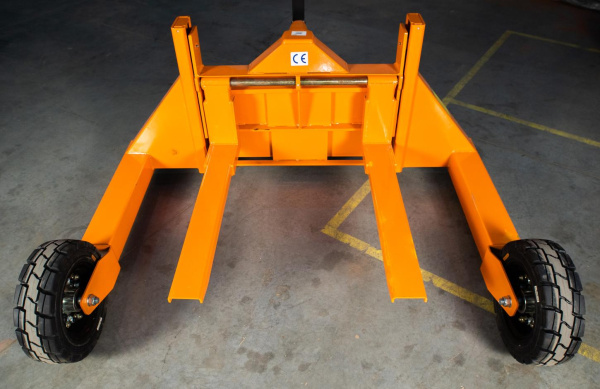 Ручная гидравлическая тележка TOR HW 1500 для бездорожья грузоподъемностью 1500 кг для работы внутри и снаружи с любыми грузами на складе, производстве и в магазине