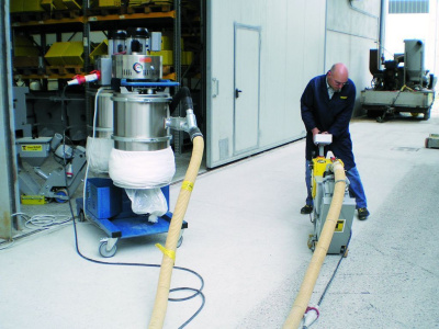 Промышленный пылесос Coynco iClean 350 BAG 50 литров, 3,3 кВт для уборки больших объемов мелкодисперсной пыли. Изображение №6
