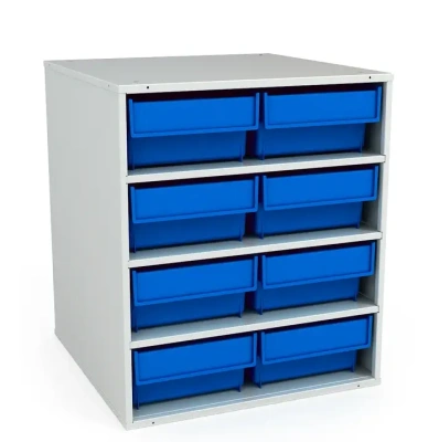 Кассетница для комплектующих и метизов в пластиковых ящиках 8 шт. Диком К-01/1. Изображение №2