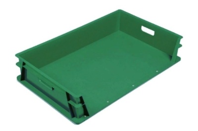 Хлебный 3-х бортный сплошной ящик 740х465х145. Изображение №1