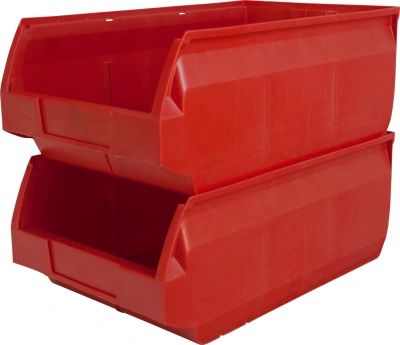 Ящик сплошной 500×310×200 мм, объем 31 л. красный. Изображение №3