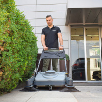 Механическая подметалка Lavor BSW 950 MF | Для улицы и помещений, вес 25 кг, две боковые щетки