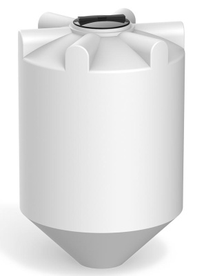 Пластиковая конусная емкость К 1000 литров . Изображение №1