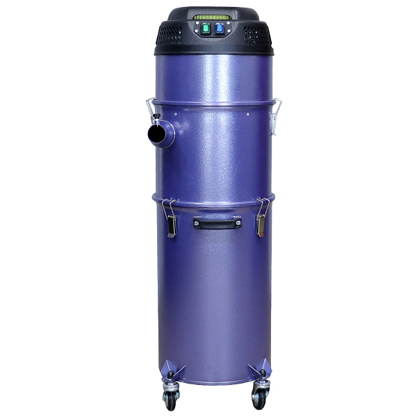 Строительный пылесос Дастпром ПП-220/50.1-1,5 | 50 л, 1,5 кВт, два циклона, HEPA, розетка для инструмента