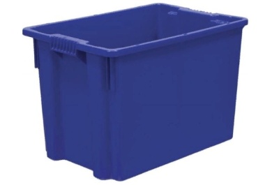 Ящик FUTURA 600х400х400 сплошной синий. Изображение №1