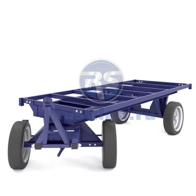 Большегрузная каркасная тележка RUSKLAD БТ 5 К 1250x3000 (5000 кг, 328 кг). Изображение №6
