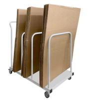 Фото тележка для картона gresson тк (передвижная, 3 секции, до 120 кг) на сайте www.kiit.ru в интернет-каталоге КИИТ ☎ +7(800) 707-07-45 Изображение №5