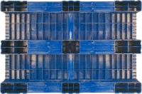 Фото пластиковый поддон на 3-х полозьях tr 1208-1 (r) 1200х800х150 мм сплошной, темно-бордовый на сайте www.kiit.ru в интернет-каталоге КИИТ ☎ +7(800) 707-07-45 Изображение №3