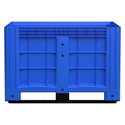 Большой контейнер на полозьях 1200x800x800 мм iPlast iBOX голубой (450 кг, 515 л, PE). Изображение №21