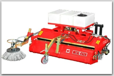 Щетка дорожная на МТЗ 2,3 м. с поливом и бункером. Изображение №1