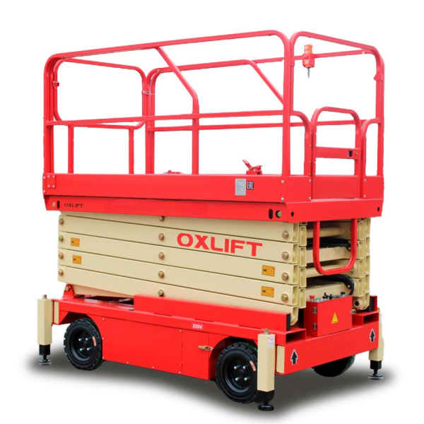 Фото ножничный подъемник qx-050-070 oxlift 500 кг 7 м на сайте www.kiit.ru в интернет-каталоге КИИТ ☎ +7(800) 707-07-45