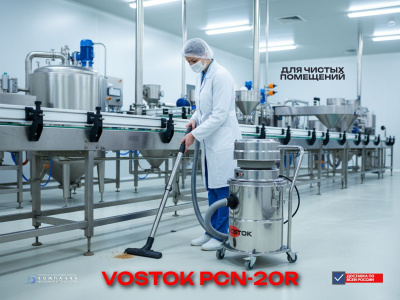 Промышленный пылесос для чистых зон VOSTOK PCN-20R. Изображение №12