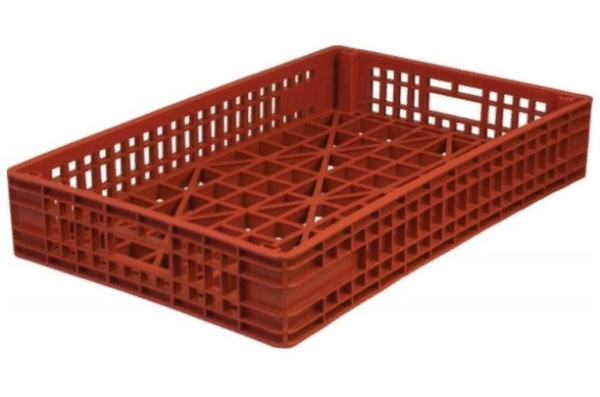 Фото ящик п/э хлебный 740х460х130 красный на сайте www.kiit.ru в интернет-каталоге КИИТ ☎ +7(800) 707-07-45