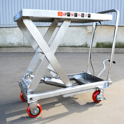 Гидравлический подъемный стол из нержавеющей стали OXLIFT OXF50-STEEL 900 мм 500 кг. Изображение №1