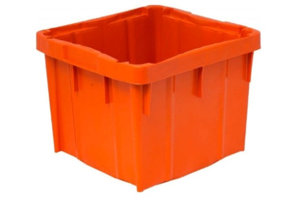 Фото ящик п/э "тетра-рекс" 392х364х298 (1л) оранжевый морозостойкий на сайте www.kiit.ru в интернет-каталоге КИИТ ☎ +7(800) 707-07-45
