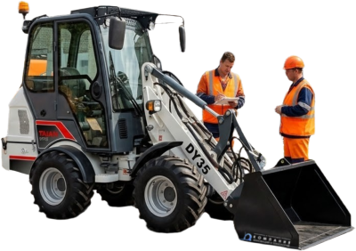 Универсальный мини-погрузчик TAIAN DY35LB (1200 кг, 2110 мм, Kubota V1505). Изображение №1