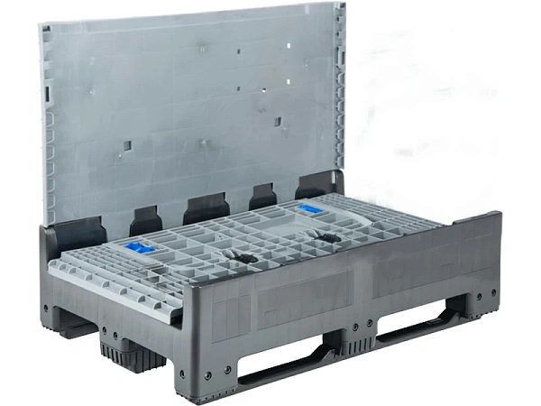 Фото контейнер dpf-box 1208s 1200x800x950 мм сплошной разборный серый на 3-х полозьях с 2-мя откид. дверцами на сайте www.kiit.ru в интернет-каталоге КИИТ ☎ +7(800) 707-07-45 Изображение №6