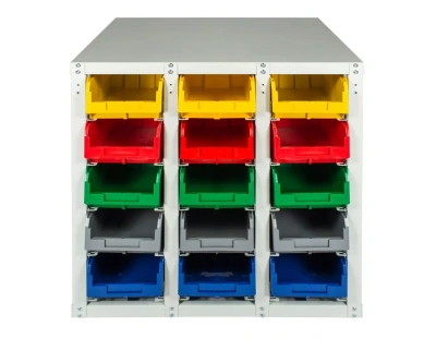 Мобильный стеллаж СТЕЛЛА V3-30 ячеек (150И). Изображение №8